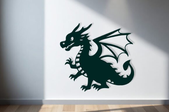 Download Laser Cut Dragon Wall Art SVG Sign - Wall art svg Collection