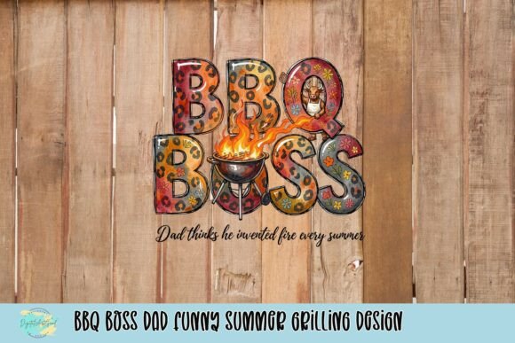 Download BBQ Boss Dad Funny Summer Grilling Design - Sign Collection