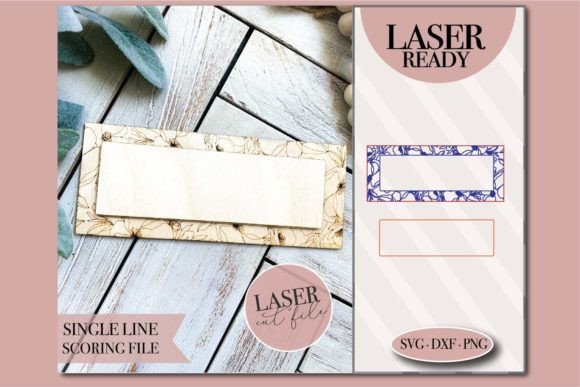 Download Floral Border Sign Laser SVG - Sign Collection