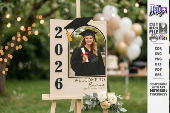Download Graduation Welcome Sign Laser Cut | CNC - Sign Collection