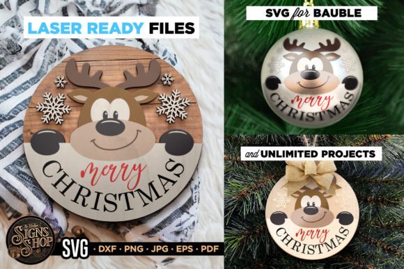 Download Mery Christmas Cute Deer | SVG Sign - Sign Collection