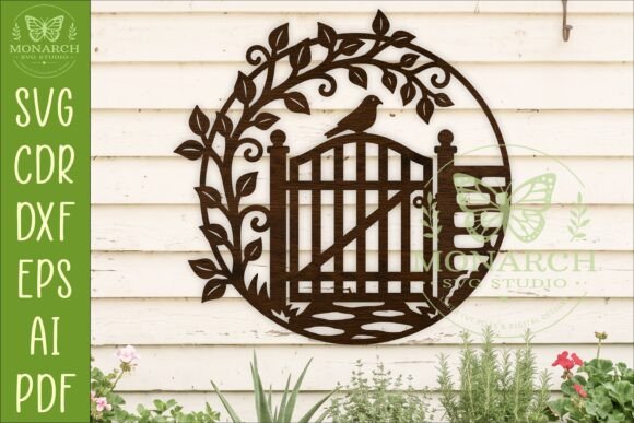 Download Secret Garden Gate SVG Wall Sign - Sign Collection