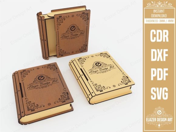 Download Slider Book Box Laser Cut Svg Files - Svg file Collection