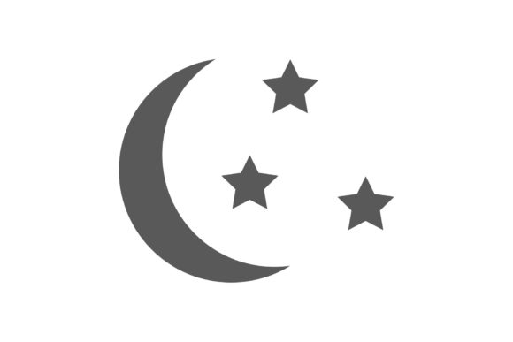 Download Sleep Icon. Moon and Stars Sign. Night - Sign Collection