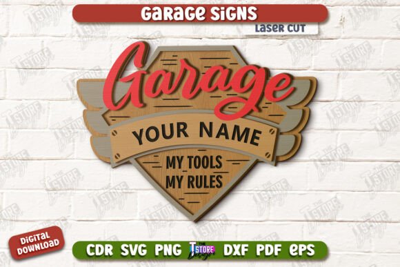 Download Garage Sign|Mechanic Wall Sign |Man Cave - Sign Collection