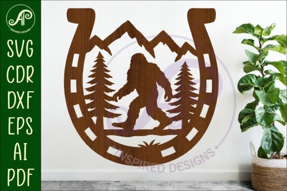 Download Horse Shoe Bigfoot Wall Sign - Sign Collection